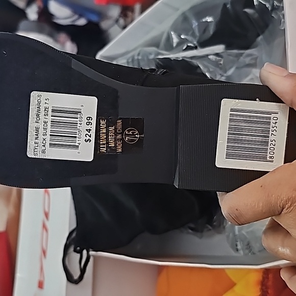 NIB NWT BLACK Suede Boots - Picture 3 of 9